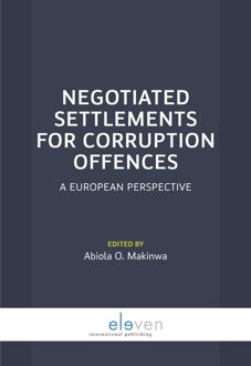 Negotiated settlements for corruption offences - eBook Boom uitgevers Den Haag (9462741158)