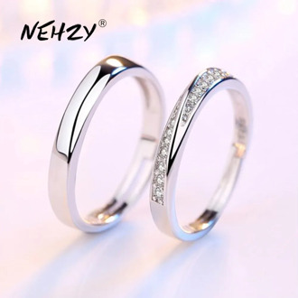 NEHZY 925 sterling silver new jewelry fashion woman opening ring anniversary wedding anniversary wedding engagement couple ring