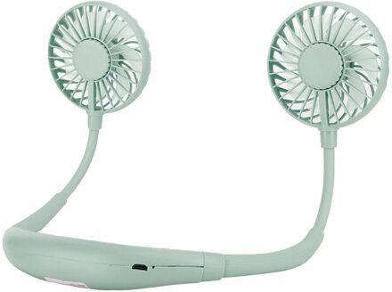 Nekband Fan Draagbare 3 Wind Speed Usb Oplaadbare Personal Cooling Fan Met Kleurrijke Nachtlampje En Aromatherapie Functie blauw