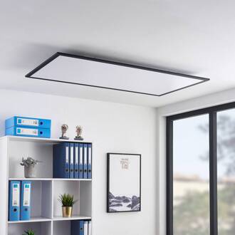 Nelios LED plafondlamp, CCT 120 x 60 cm zwart, wit