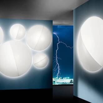 Nelly textiel-plafondlamp wit 100 cm