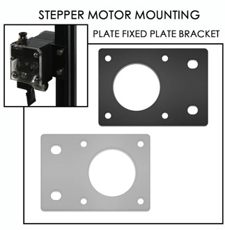 NEMA 17 42-Series Stepper Motor Mounting Plate Fixed Plate Bracket For 3D Printer CNC Parts fit 2020 Profiles