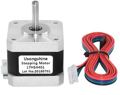 Nema 17 Stappenmotor 42 Motor 4-Lood 17HS4401 NEMA17 42 Bygh 1.5A Gear Motor Met Dupont Lijn Voor 3D Printer & Cnc
