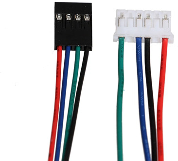 nema 17 stepper motor cable assembly RepRap wiring Dupont 4pin-6in cable two phase 42 stepping cable XH2.54 connector 5pcs/lot