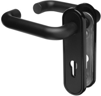 Nemef 2924/02 Garnituur met gedeelde stift | zwart | 72 mm - 9292402000