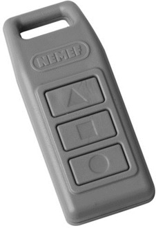 Nemef 5691/01 3-knops afstandsbediening | 1 kaart-tiprox transponder - 9569101000
