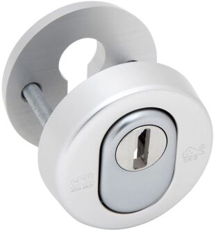 Nemef Cilinderrozet 3725 - Aluminium - Skg*** Kerntrekbeveiliging - Voor Deurdikte 40-54mm