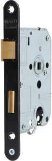 Nemef Cilinderslot Insteekslot Slot Voor Binnendeur 1269/3 - Zwart - 55mm