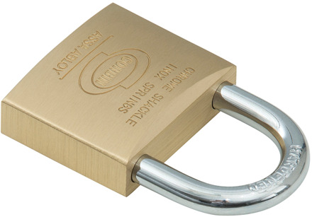 Nemef Hangslot 118050 | 2 sleutels | kastafmeting (bxhxd): 50 x 40 x 17 mm - 10042475