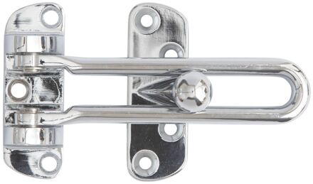 Nemef Kierstandhouder 2828/9 - Naar binnen- en buitendraaiend - Zamak - Verchroomd - Inclusief bevestigingsmateriaal