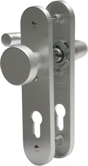 Nemef Kruk/knop schild aluminium 3253 FP rechtswijzend pc72 F1