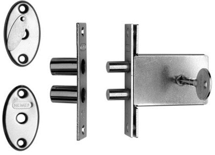 Nemef Veiligheidsbijzetslot - Rechthoekig - 1008