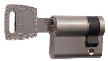 Nemef veiligheidscilinder 106/9 - Met boorbelemmering - Anti slagpick - SKG** - Met 3 sleutels - 1 cilinder in verpakking