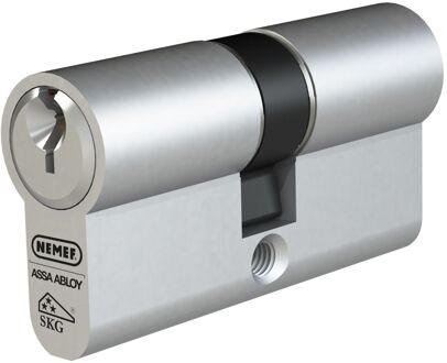 Nemef Veiligheidscilinder 132/9p 30/35 Mm Skg*** - Met Boorbeveiliging - Met Gevarenfunctie - 3 Sleutels