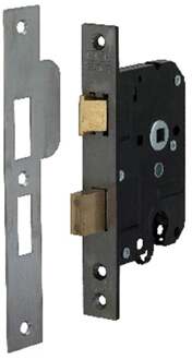 Nemef veiligheidsslot 4119/17 - Afstand 55 mm - Doornmaat 55 mm - SKG** - In zichtverpakking