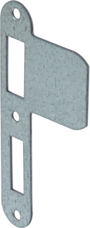 Nemef VP1276 Sluitplaat | RVS 23x127.3mm rechthoekig | verlengd | DR 1+2+3+4 - 9127690170