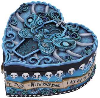 Nemesis Now Corpse Bride Jewelry Chest With This Ring Vow 5 cm