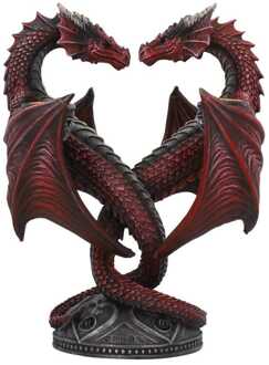 Nemesis Now Kaarsenstandaard Dragon Heart - Valentines's Edition Rood