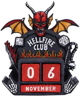 Nemesis Now Stranger Things Perpetual Calendar Hellfire Club 15 cm