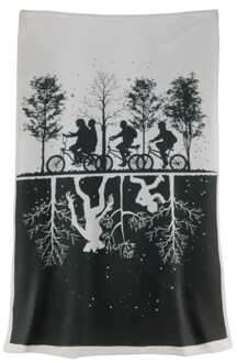 Nemesis Now Stranger Things Throw Blanket Black & White 100 x 150 cm