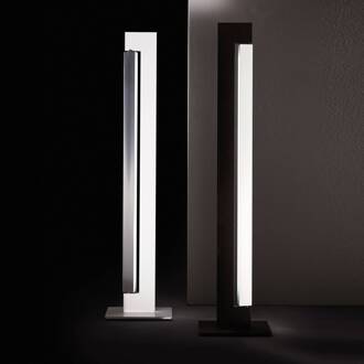 NEMO Ara vloerlamp Dime antraciet/aluminium antraciet, gepolijst aluminium