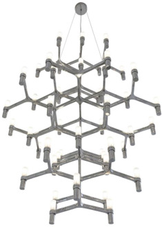 NEMO Crown Summa Kroonluchter - Polished Alu Grijs