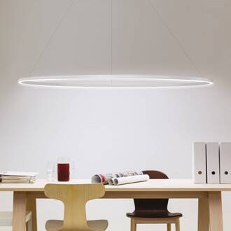 NEMO Ellisse Major hanglamp Down 2700K wit wit, opaalwit