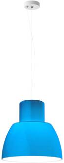 NEMO hanglamp Lorosae, blauw, Ø 40 cm, glas, E27