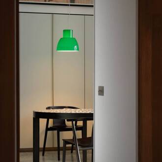 NEMO hanglamp Lorosae, groen, Ø 40 cm, glas, E27