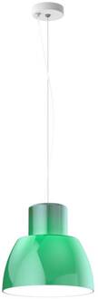 NEMO Hanglamp Nemo Lorosae, groen, Ø 30 cm, glas, E27