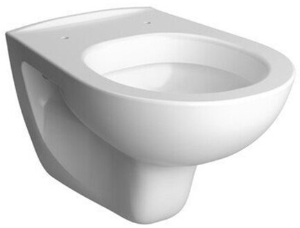 NEMO Intro Star hangtoilet verkort 480 mm porselein wit 050514 Wit glans