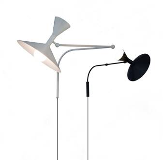 NEMO Lampe de Marseille wandlamp, zwart