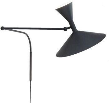 NEMO Lampe de Marseille Wandlamp - Zwartgrijs