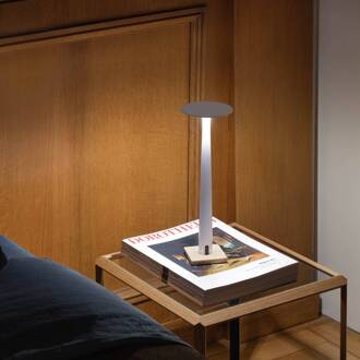 NEMO LED tafellamp Portofino, wit, marmer