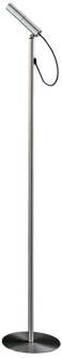NEMO LED vloerlamp Type, aluminiumkleurig, 3000 K, dimbaar