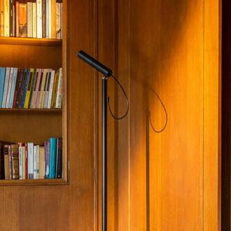 NEMO LED vloerlamp Type, zwart, 2700 K, dimbaar