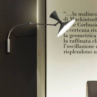 NEMO Mini Wandlamp Marseille grijs mat