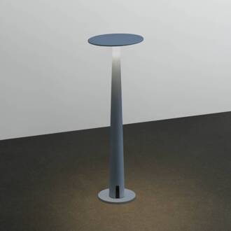 NEMO Portofino LED tafellamp, pastelblauw, aluminium