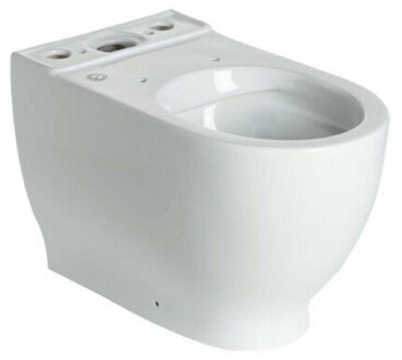 NEMO Spring Cascata duoblokpot 66.5x41x36cm zonder spoelrand Huitgang 65cm porselein wit HAR20AWHA