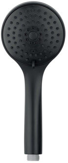 NEMO Spring Nero handdouche 3 Jets 10cm antikalk rond mat zwart DC063NE Zwart mat