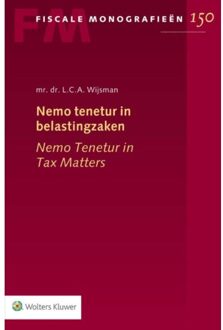Nemo tenetur in belastingzaken - Boek L.C.A. Wijsman (9013125816)