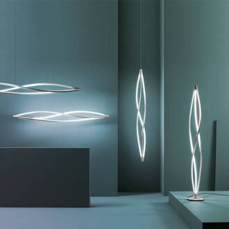 NEMO Vloerlamp Nemo In The Wind 2.700K wit gelakt