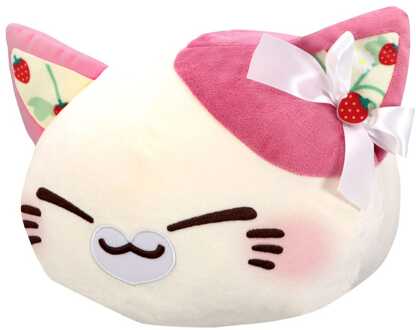 Nemuneko Cat Sweet Big Plush Figure Berry Pink 35 cm