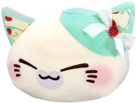 Nemuneko Cat Sweet Big Plush Figure Mint Green 35 cm