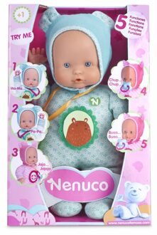 Nenuco Pop Nenuco soft met 5 functies blauw 30 cm