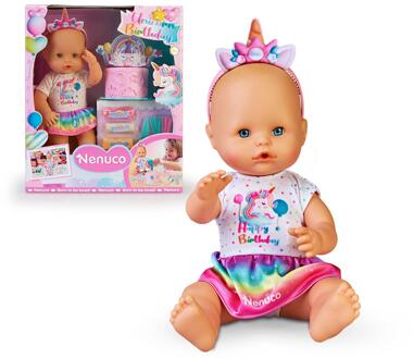 Nenuco Unicorn Birthday babypop 32cm roze