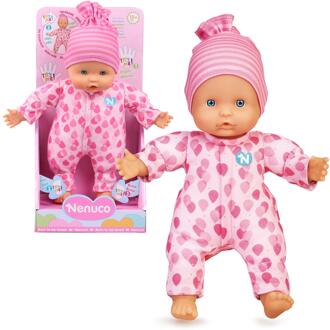 Nenuco zachte babypop 25cm 3 functies roze