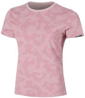 Neo Feel the Vybe AOP Hardloopshirt Dames-mauve - L