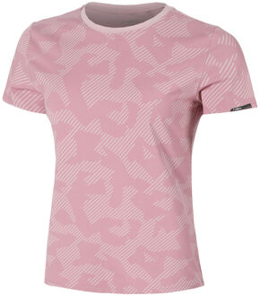 Neo Feel the Vybe AOP Hardloopshirt Dames-mauve - M