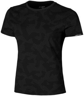 Neo Feel the Vybe AOP Hardloopshirt Dames-zwart - M